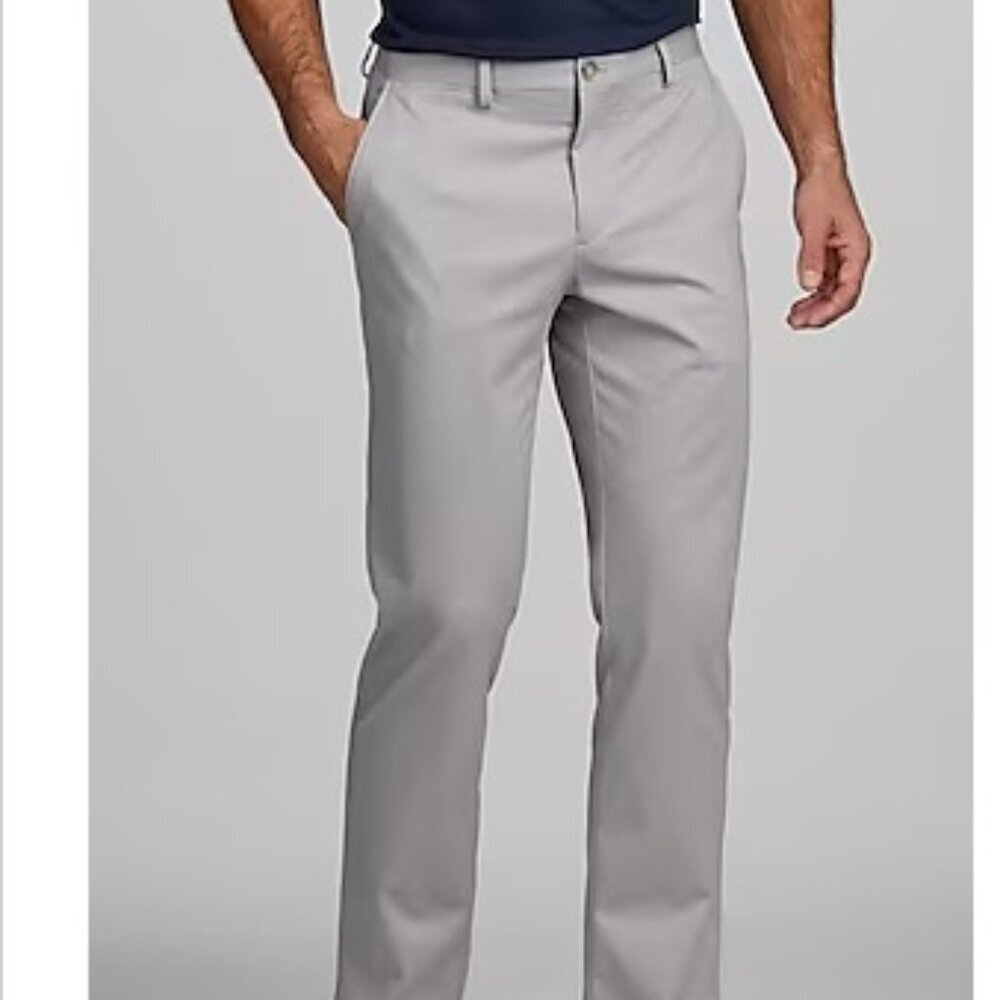Jos .A. Bank 1905 Collection Slim Fit Flat Front Chino Pants